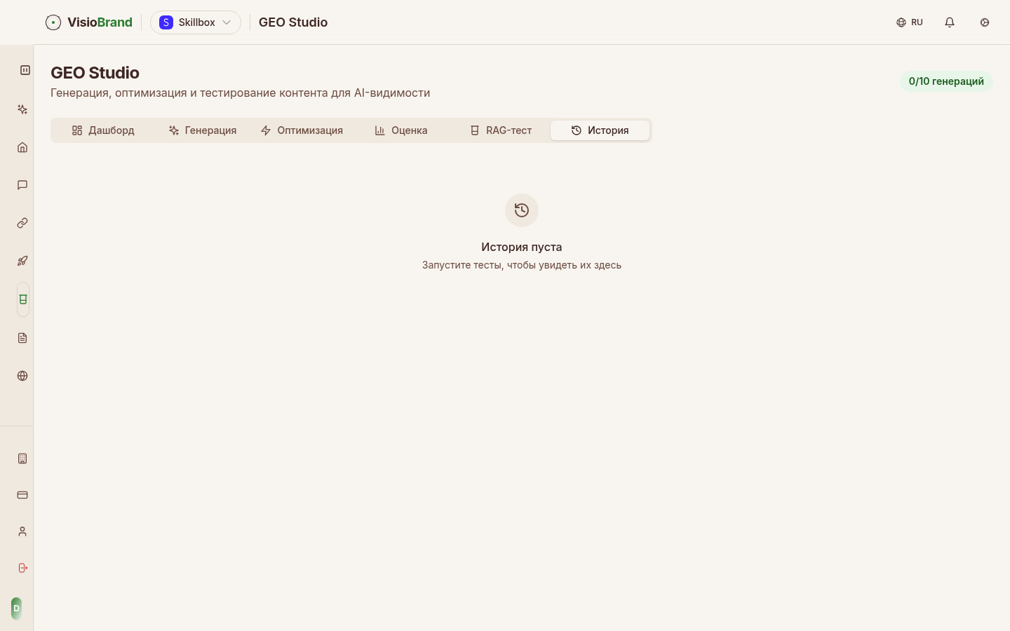 История операций